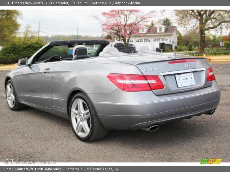 Palladium Silver Metallic / Almond/Mocha 2011 Mercedes-Benz E 350 Cabriolet