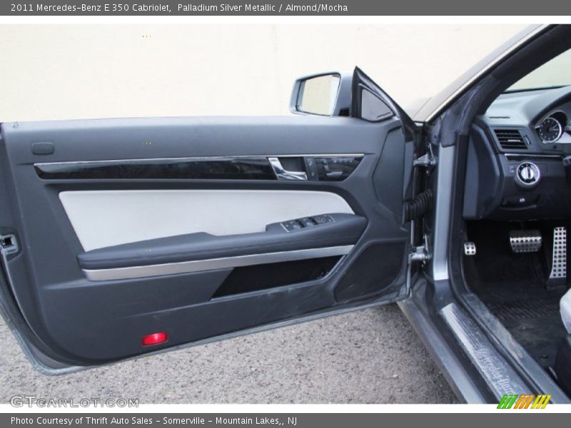Palladium Silver Metallic / Almond/Mocha 2011 Mercedes-Benz E 350 Cabriolet