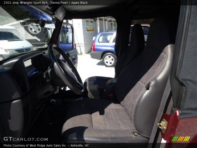 Sienna Pearl / Agate Black 2001 Jeep Wrangler Sport 4x4