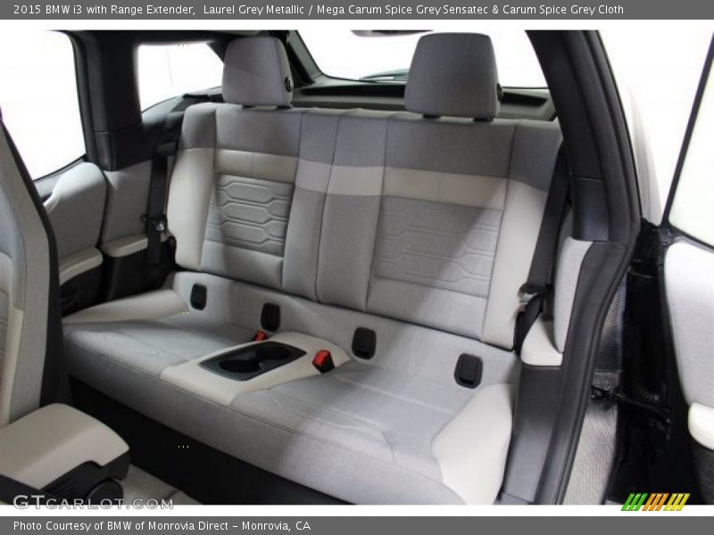 Rear Seat of 2015 i3 with Range Extender
