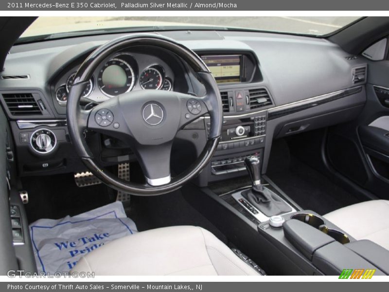 Palladium Silver Metallic / Almond/Mocha 2011 Mercedes-Benz E 350 Cabriolet