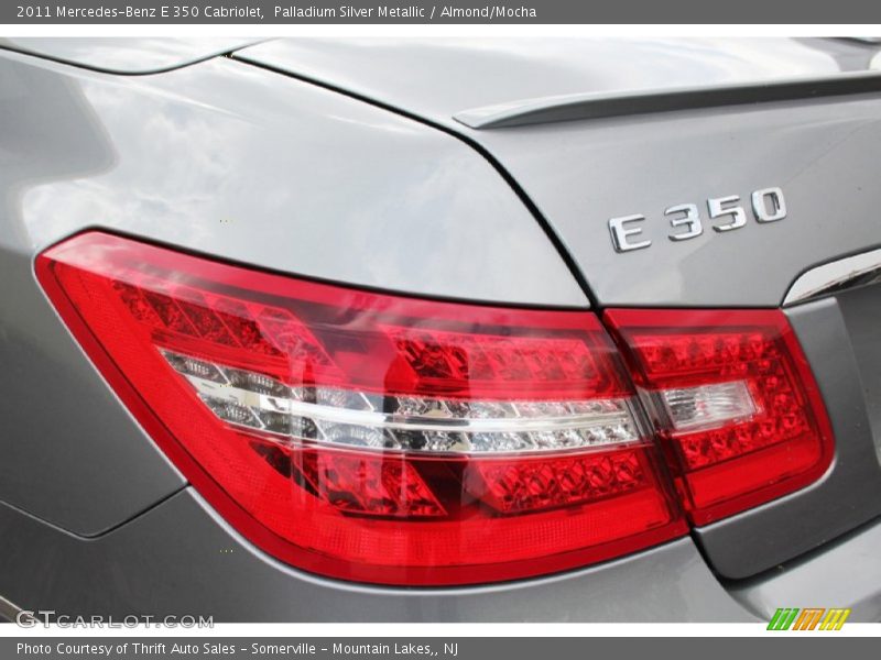 Palladium Silver Metallic / Almond/Mocha 2011 Mercedes-Benz E 350 Cabriolet