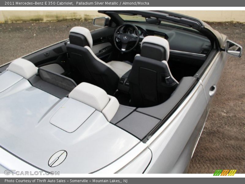 Palladium Silver Metallic / Almond/Mocha 2011 Mercedes-Benz E 350 Cabriolet