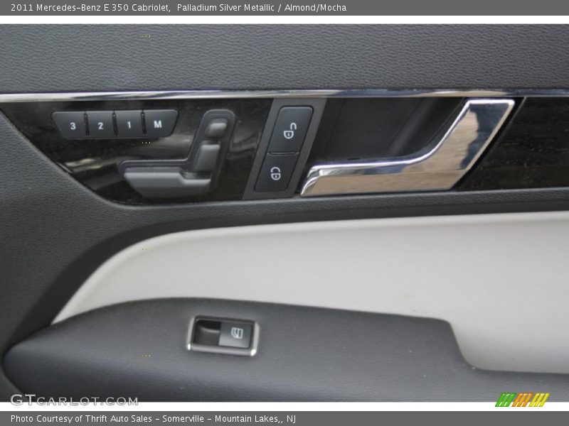 Palladium Silver Metallic / Almond/Mocha 2011 Mercedes-Benz E 350 Cabriolet