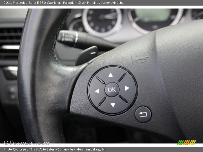 Palladium Silver Metallic / Almond/Mocha 2011 Mercedes-Benz E 350 Cabriolet