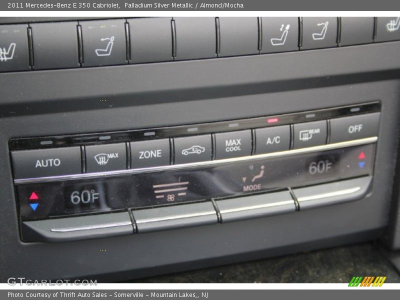Palladium Silver Metallic / Almond/Mocha 2011 Mercedes-Benz E 350 Cabriolet
