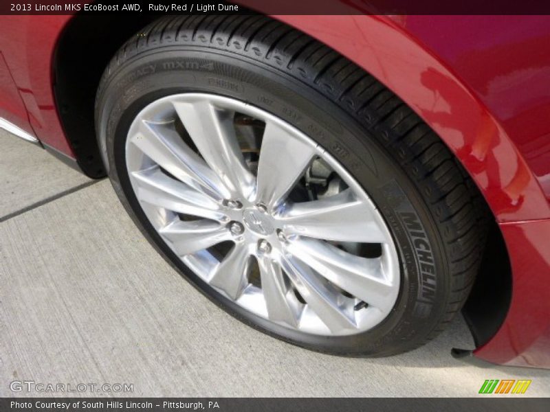 Ruby Red / Light Dune 2013 Lincoln MKS EcoBoost AWD