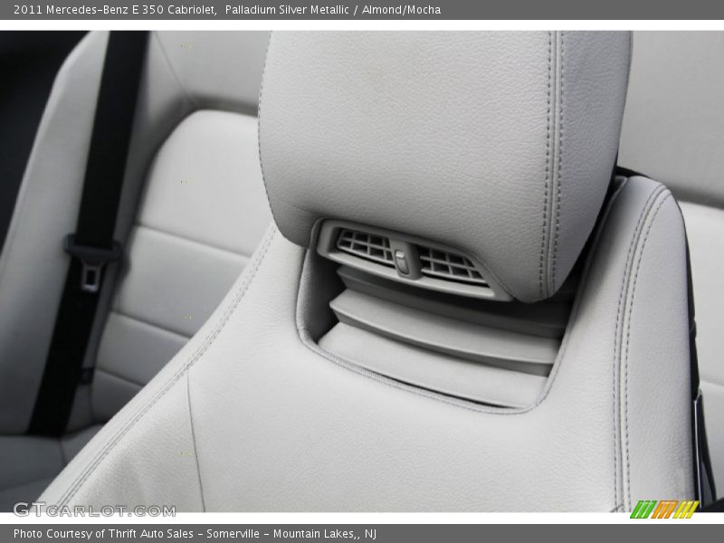 Palladium Silver Metallic / Almond/Mocha 2011 Mercedes-Benz E 350 Cabriolet