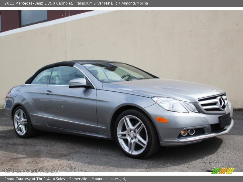 Palladium Silver Metallic / Almond/Mocha 2011 Mercedes-Benz E 350 Cabriolet