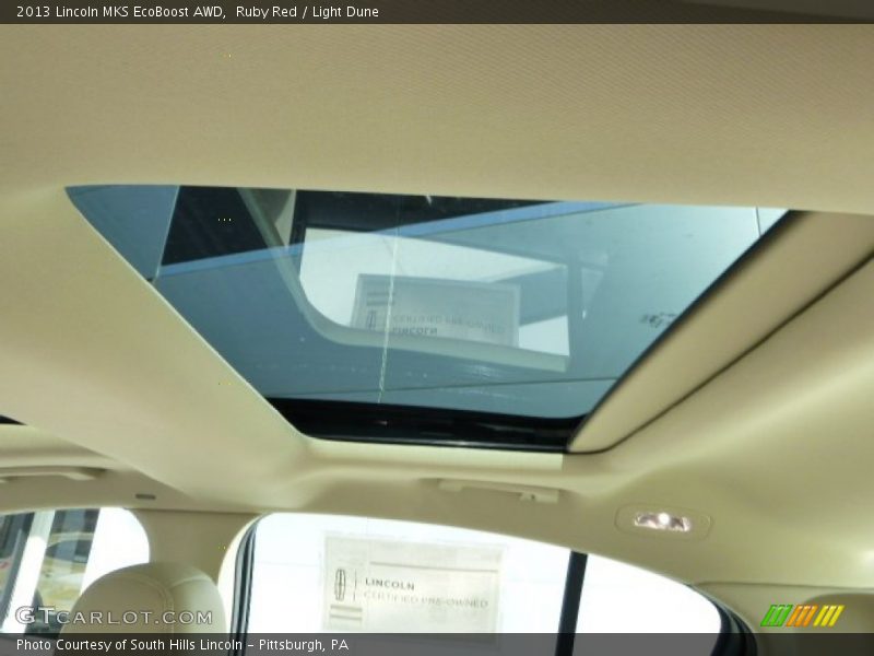 Ruby Red / Light Dune 2013 Lincoln MKS EcoBoost AWD