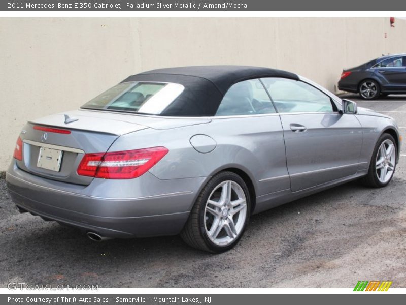 Palladium Silver Metallic / Almond/Mocha 2011 Mercedes-Benz E 350 Cabriolet