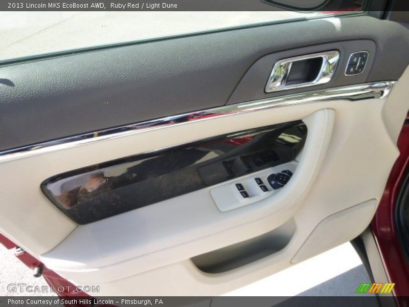 Ruby Red / Light Dune 2013 Lincoln MKS EcoBoost AWD
