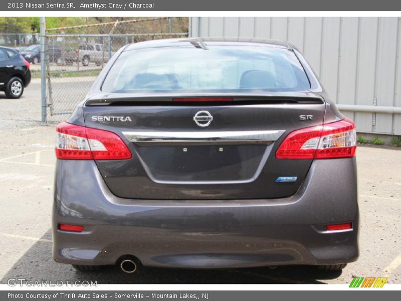Amethyst Gray / Charcoal 2013 Nissan Sentra SR