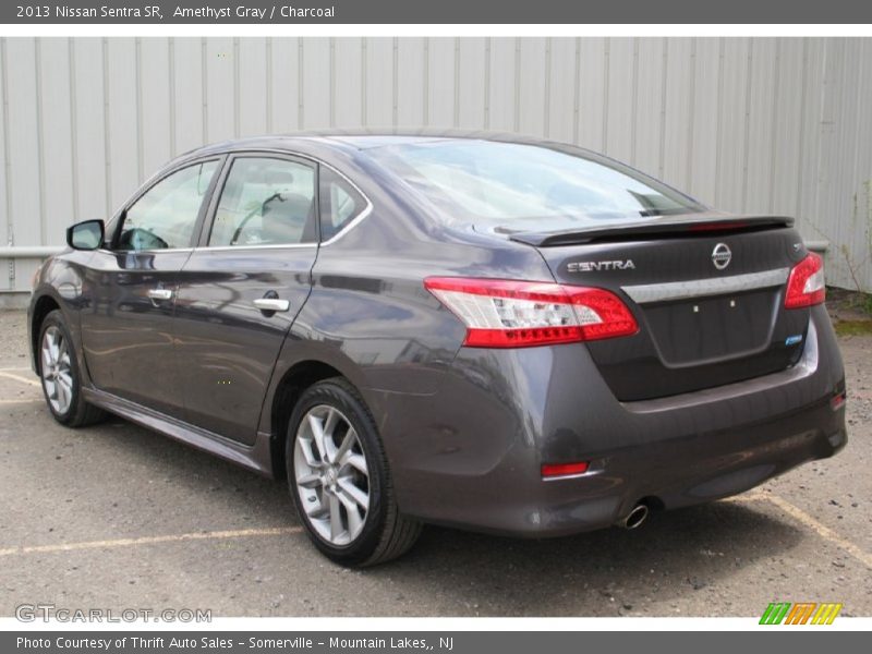 Amethyst Gray / Charcoal 2013 Nissan Sentra SR