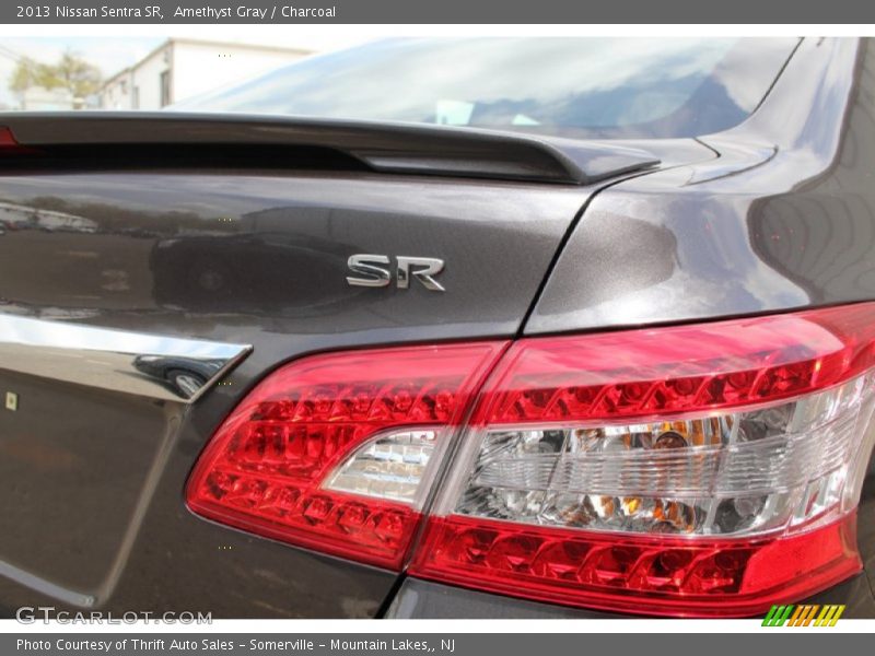 Amethyst Gray / Charcoal 2013 Nissan Sentra SR