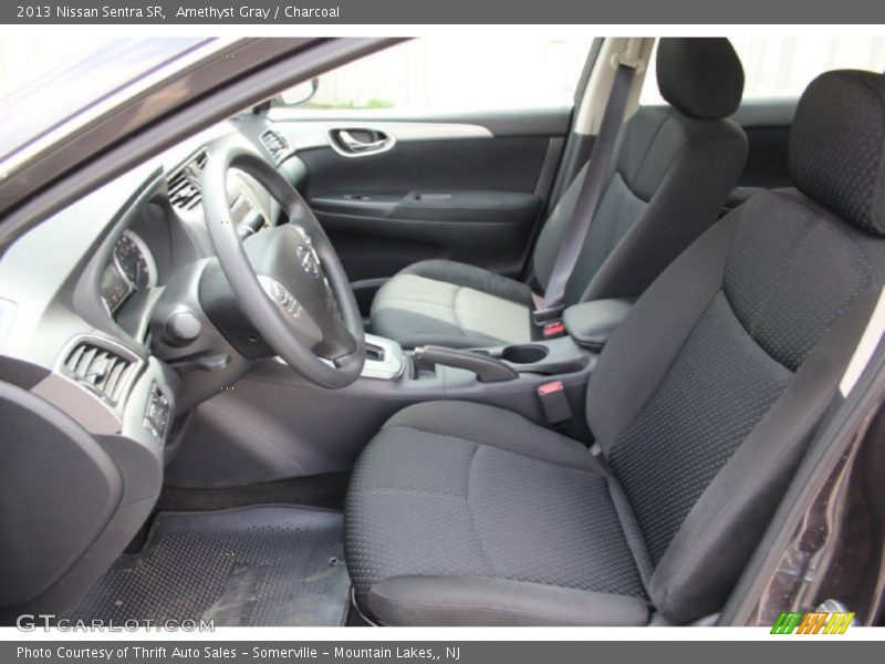 Amethyst Gray / Charcoal 2013 Nissan Sentra SR