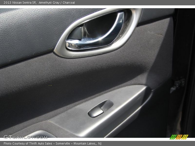 Amethyst Gray / Charcoal 2013 Nissan Sentra SR