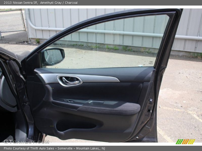 Amethyst Gray / Charcoal 2013 Nissan Sentra SR