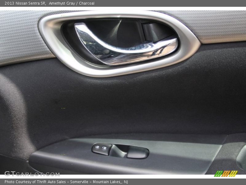 Amethyst Gray / Charcoal 2013 Nissan Sentra SR