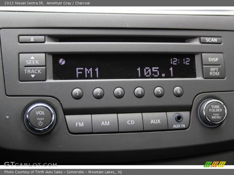 Amethyst Gray / Charcoal 2013 Nissan Sentra SR