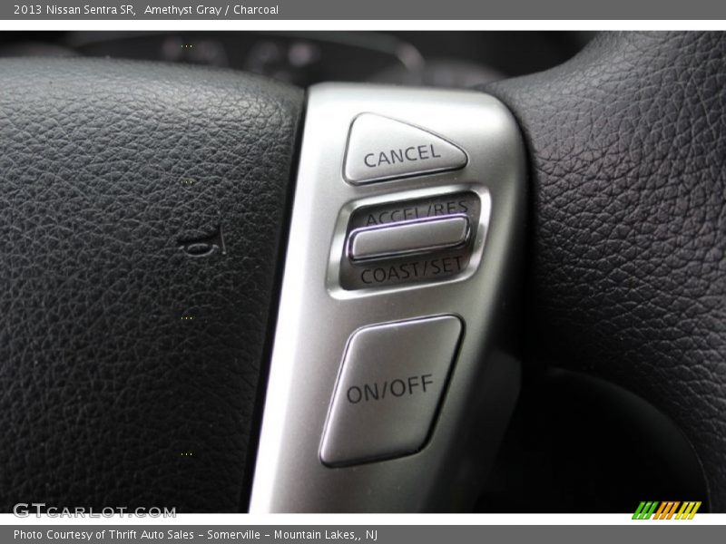 Amethyst Gray / Charcoal 2013 Nissan Sentra SR