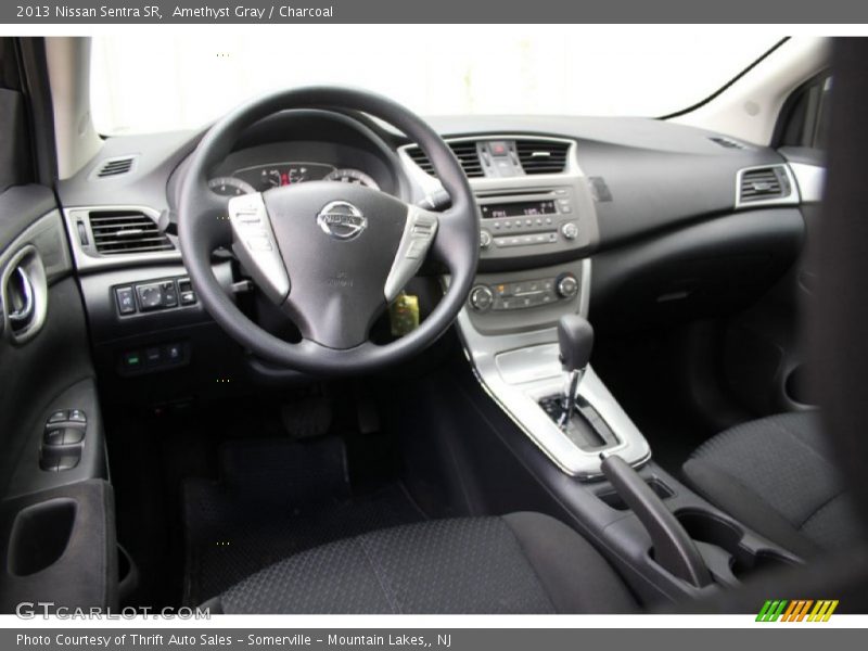 Amethyst Gray / Charcoal 2013 Nissan Sentra SR