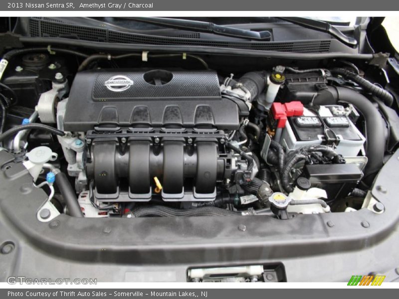 Amethyst Gray / Charcoal 2013 Nissan Sentra SR