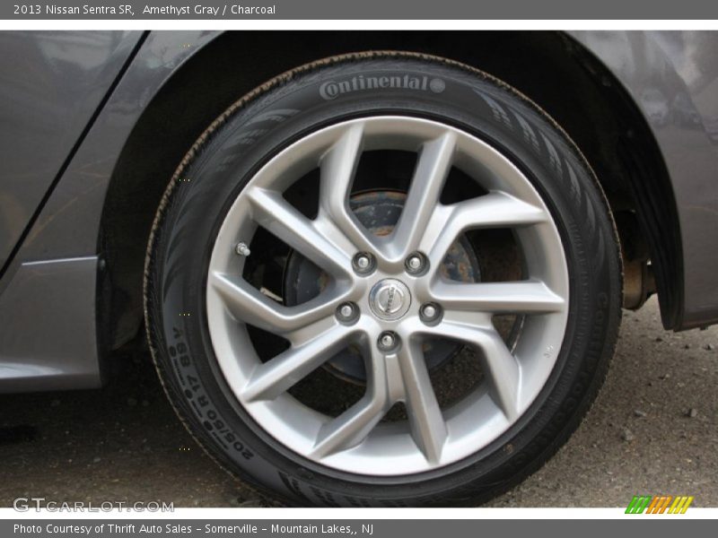 Amethyst Gray / Charcoal 2013 Nissan Sentra SR