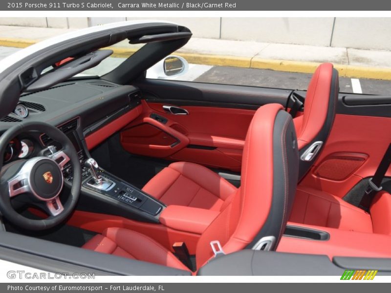 Front Seat of 2015 911 Turbo S Cabriolet