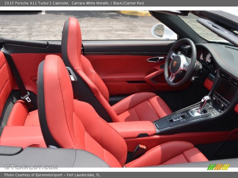 Front Seat of 2015 911 Turbo S Cabriolet