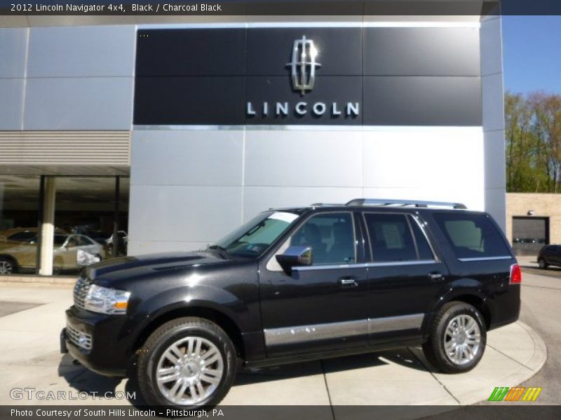 Black / Charcoal Black 2012 Lincoln Navigator 4x4