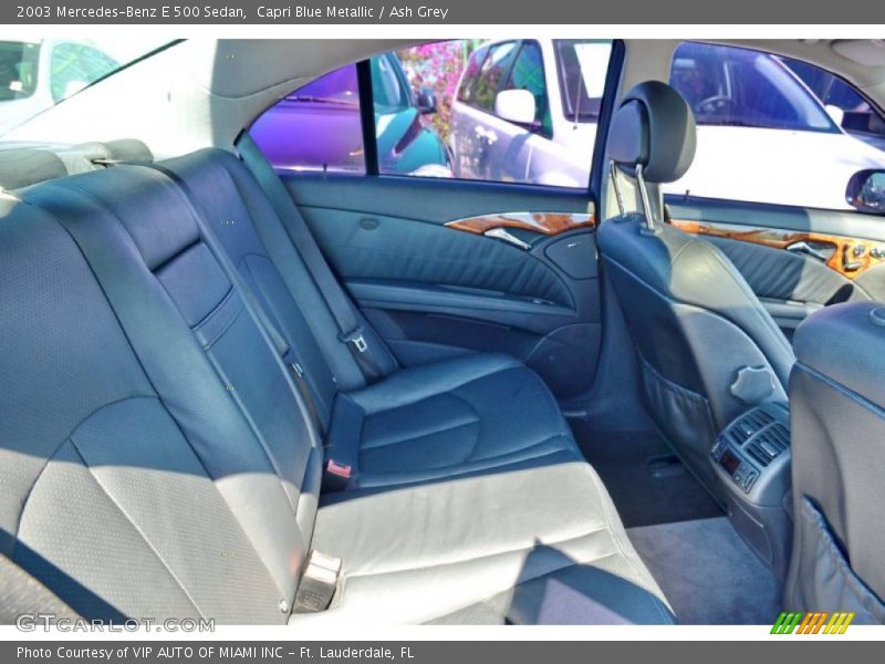 Capri Blue Metallic / Ash Grey 2003 Mercedes-Benz E 500 Sedan