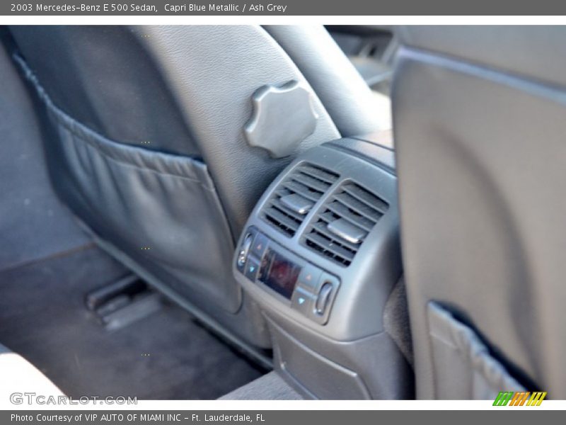 Capri Blue Metallic / Ash Grey 2003 Mercedes-Benz E 500 Sedan