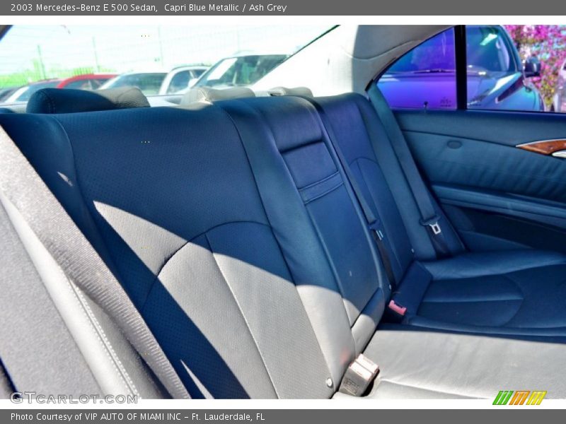 Capri Blue Metallic / Ash Grey 2003 Mercedes-Benz E 500 Sedan