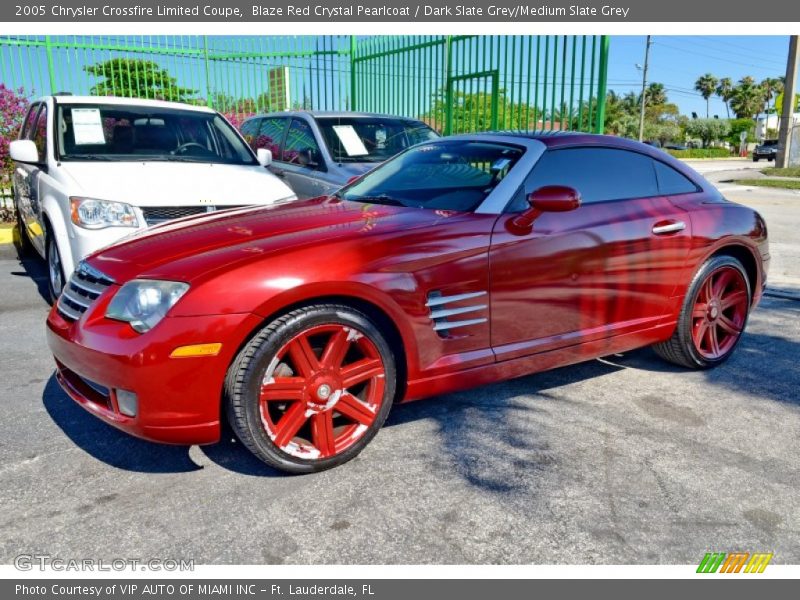 Blaze Red Crystal Pearlcoat / Dark Slate Grey/Medium Slate Grey 2005 Chrysler Crossfire Limited Coupe