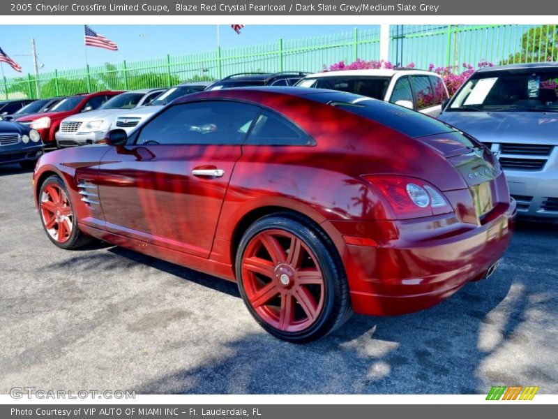Blaze Red Crystal Pearlcoat / Dark Slate Grey/Medium Slate Grey 2005 Chrysler Crossfire Limited Coupe