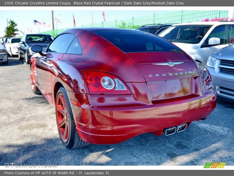 Blaze Red Crystal Pearlcoat / Dark Slate Grey/Medium Slate Grey 2005 Chrysler Crossfire Limited Coupe