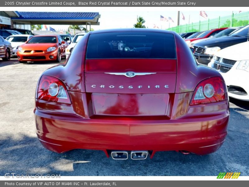 Blaze Red Crystal Pearlcoat / Dark Slate Grey/Medium Slate Grey 2005 Chrysler Crossfire Limited Coupe