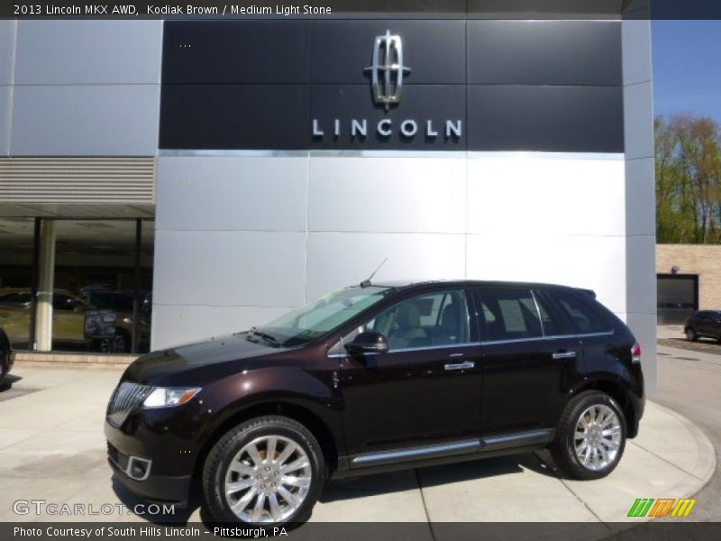 Kodiak Brown / Medium Light Stone 2013 Lincoln MKX AWD