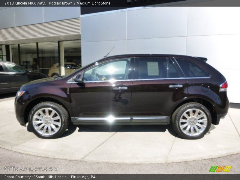 Kodiak Brown / Medium Light Stone 2013 Lincoln MKX AWD