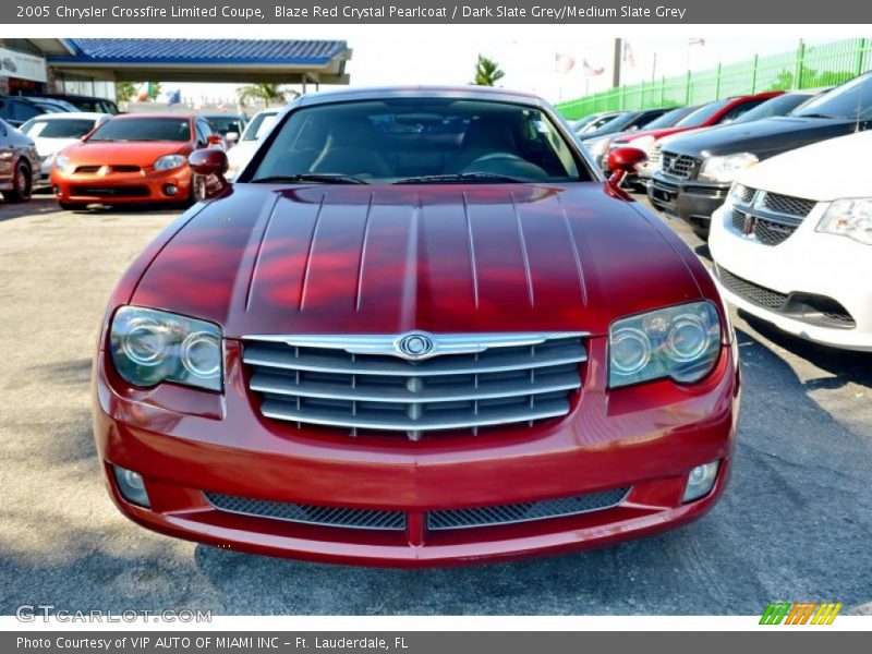 Blaze Red Crystal Pearlcoat / Dark Slate Grey/Medium Slate Grey 2005 Chrysler Crossfire Limited Coupe