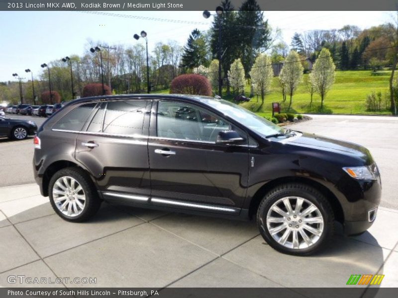 Kodiak Brown / Medium Light Stone 2013 Lincoln MKX AWD
