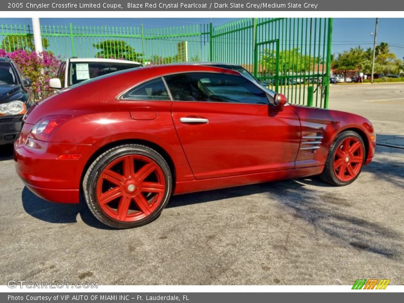 Blaze Red Crystal Pearlcoat / Dark Slate Grey/Medium Slate Grey 2005 Chrysler Crossfire Limited Coupe