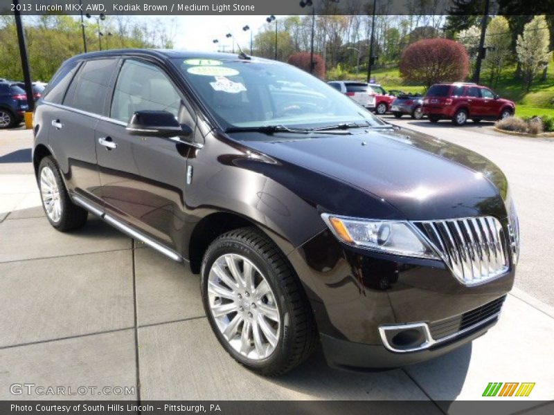 Kodiak Brown / Medium Light Stone 2013 Lincoln MKX AWD