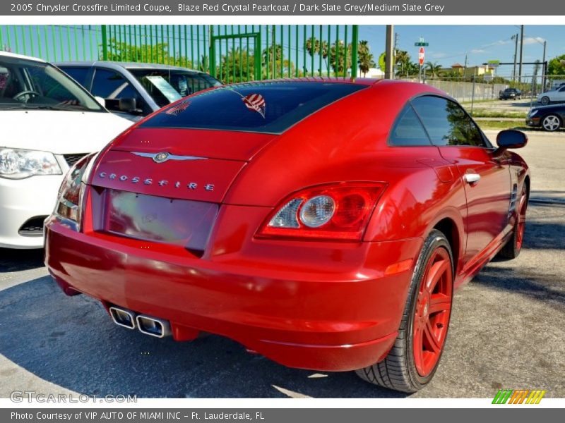 Blaze Red Crystal Pearlcoat / Dark Slate Grey/Medium Slate Grey 2005 Chrysler Crossfire Limited Coupe