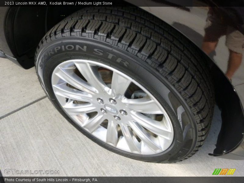 Kodiak Brown / Medium Light Stone 2013 Lincoln MKX AWD