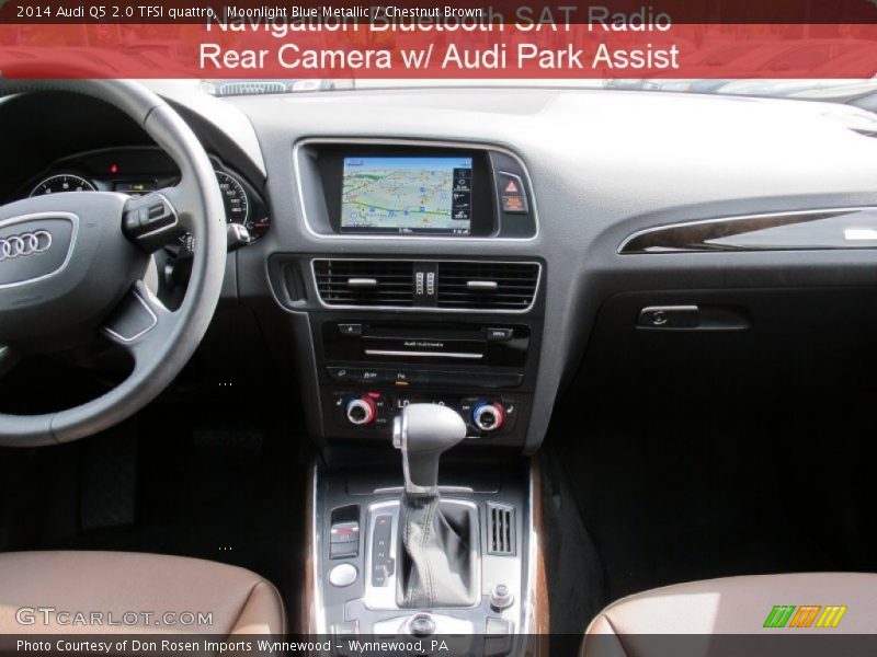 Moonlight Blue Metallic / Chestnut Brown 2014 Audi Q5 2.0 TFSI quattro