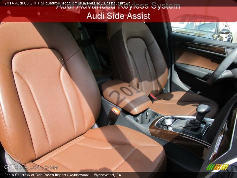 Moonlight Blue Metallic / Chestnut Brown 2014 Audi Q5 2.0 TFSI quattro