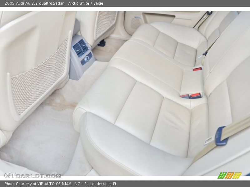 Arctic White / Beige 2005 Audi A6 3.2 quattro Sedan