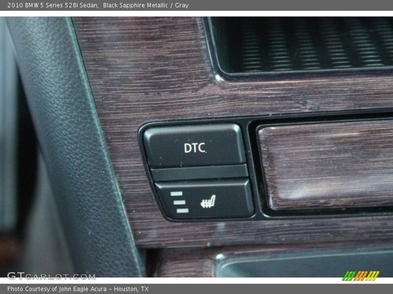 Black Sapphire Metallic / Gray 2010 BMW 5 Series 528i Sedan